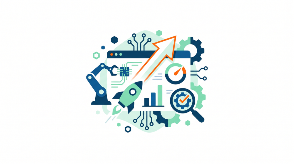 Illustration showing quick classroom assessment tools such as checklists, charts, and digital evaluation icons used by teachers.
